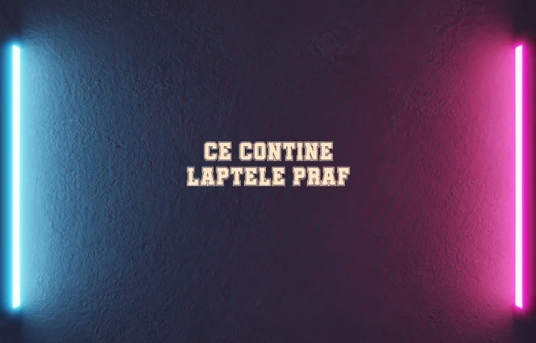 ce contine laptele praf
