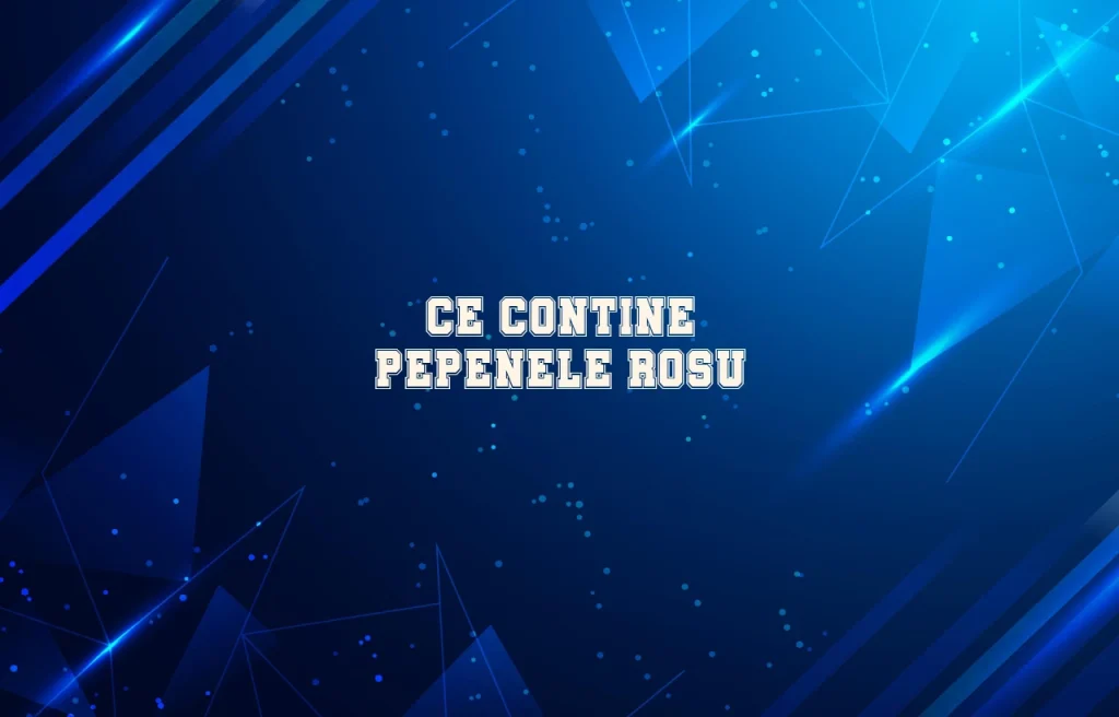 ce contine pepenele rosu