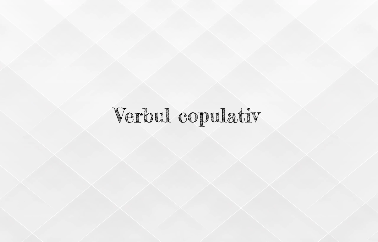 verbul copulativ